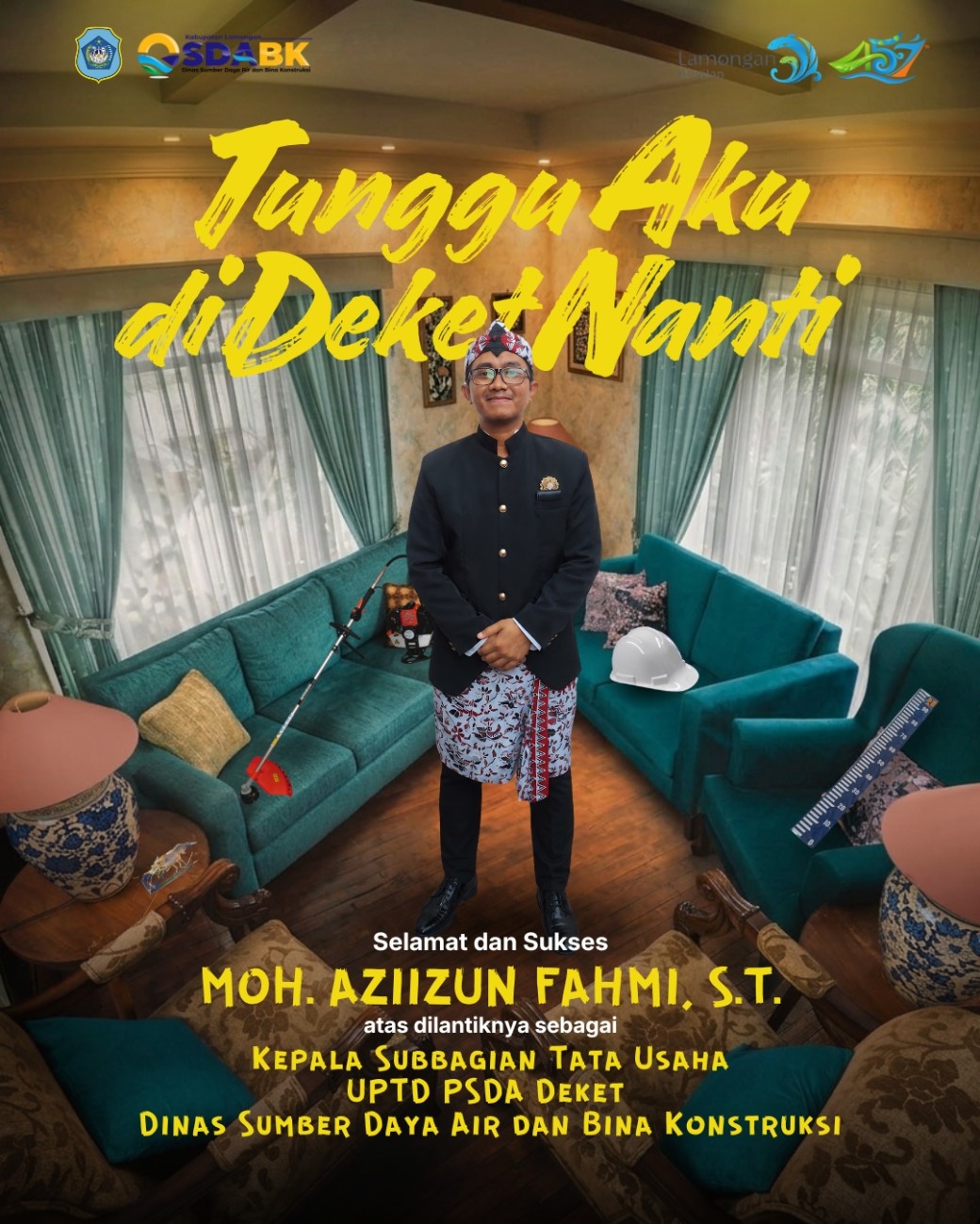 Foto: Selamat dan Sukses atas Dilantiknya Moh. Aziizun Fahmi, S.T.