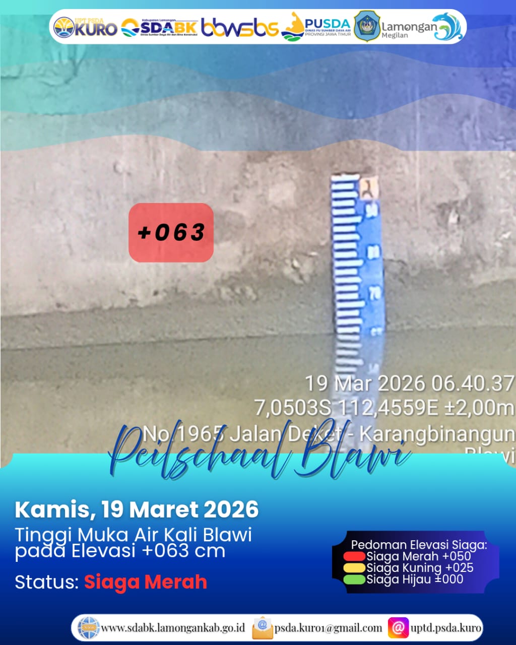 Foto: Peilschaal Blawi