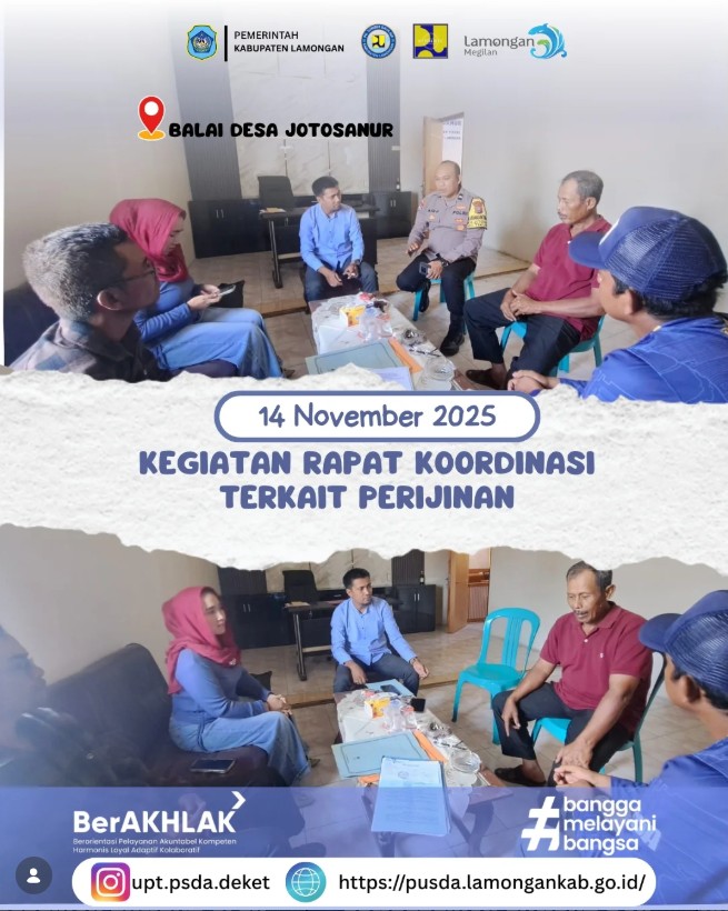 Foto: Kegiatan rapat Koordinasi Terkait Perijinan