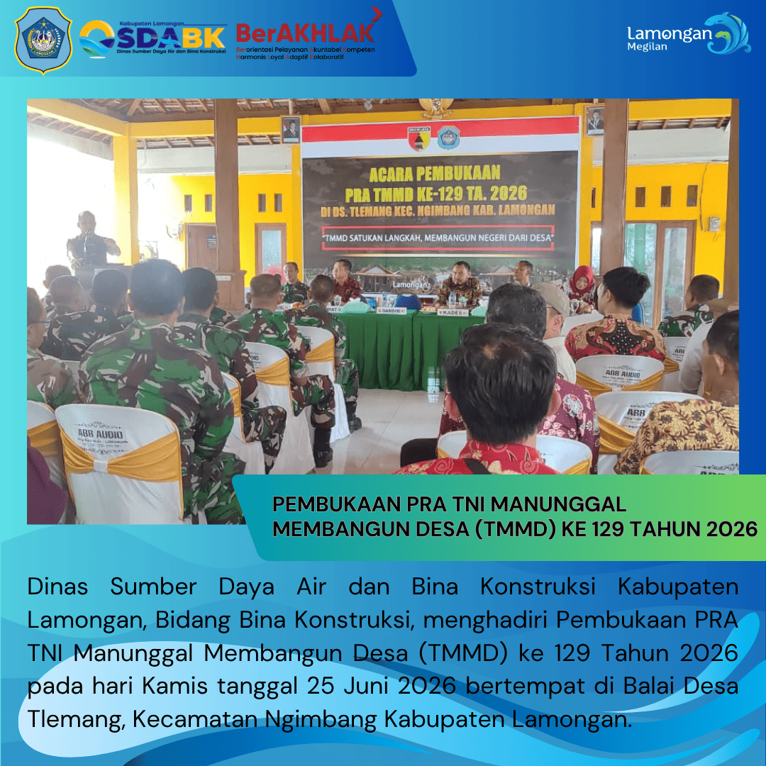 Foto: Pembukaan PRA TNI Manunggal Membangun Desa (TMMD) ke 129 Tahun 2026