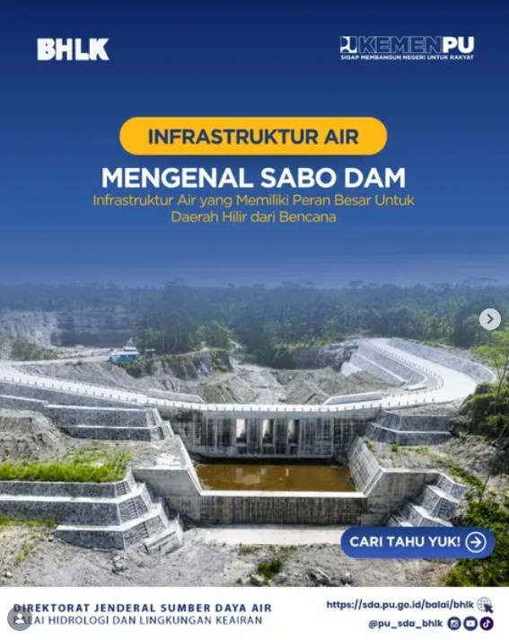 Foto: Infrastruktur Air Sabo DAM