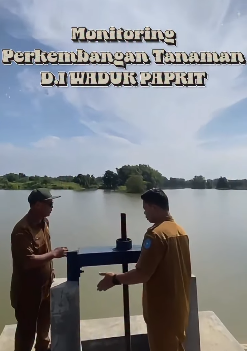 Foto: Monitoring Perkembangan Tanaman Waduk Paprit