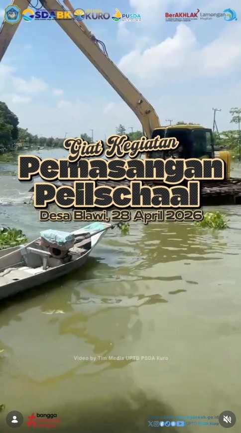 Foto: GIAT KEGIATAN PEMASANGAN PEILSCHAAL BLAWI