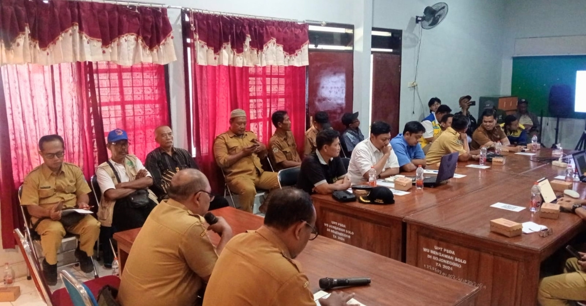 Foto: Rapat Koordinasi Persiapan Musim Tanam II Daerah Irigasi Kali Corong dan Daerah Irigasi Bengawan Jero