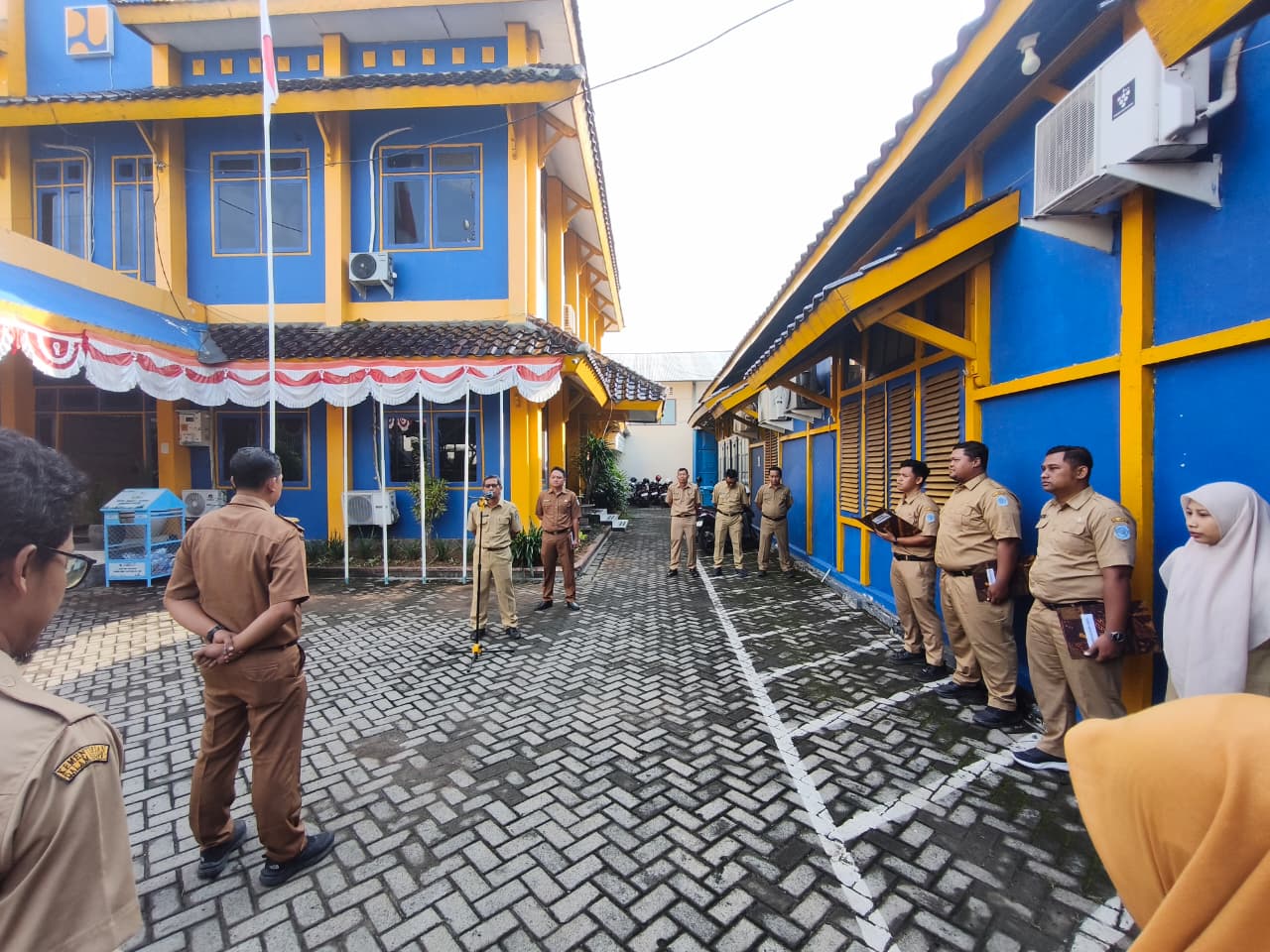 Foto: Apel Pagi Dinas Sumber Daya Air dan Bina Konstruksi Kab Lamongan