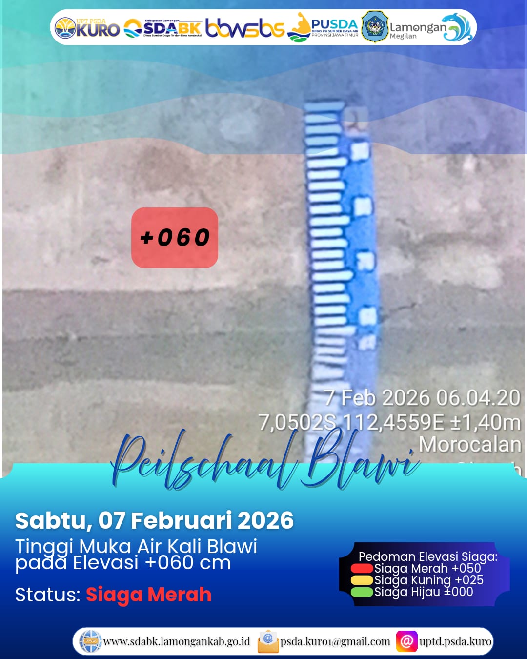 Foto: Peilschaal Blawi