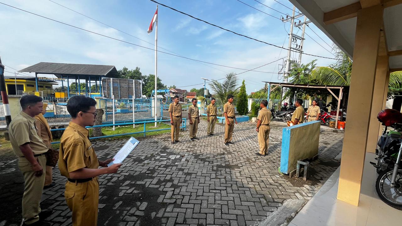 Foto: Apel Pagi UPTD Kuro Dinas SDABK Kab Lamongan
