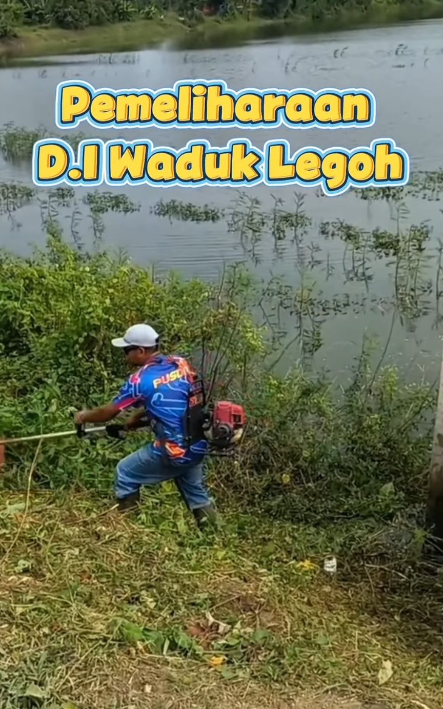 Foto: Pemeliharaan D.I Waduk Legoh