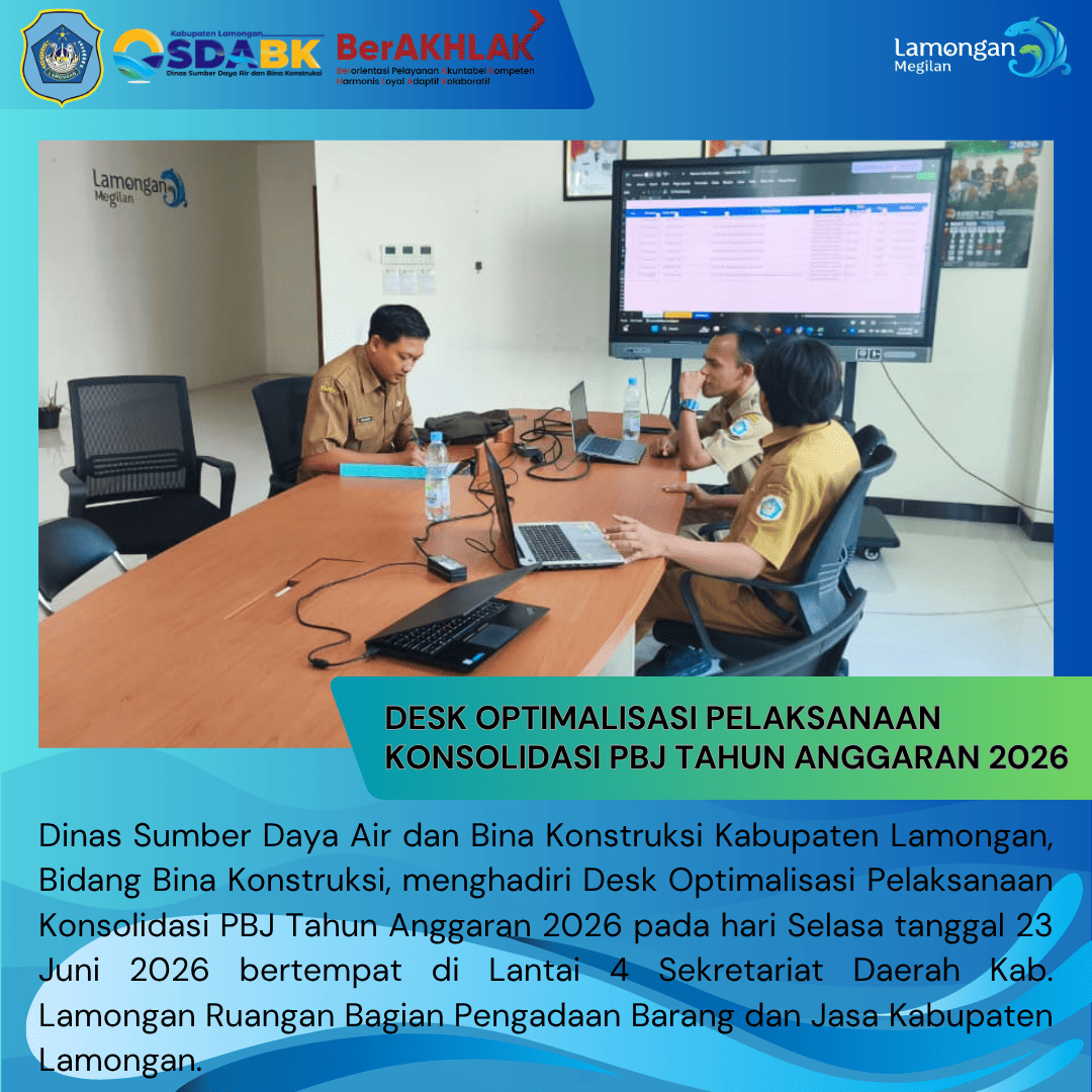 Foto: DESK OPTIMALISASI PELAKSANAAN KONSOLIDASI PBJ TAHUN ANGGARAN 2026