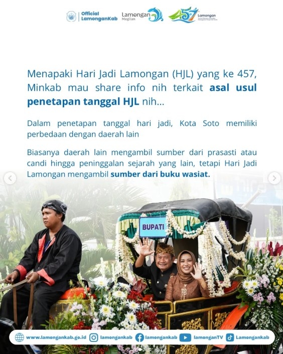 Foto: Penetapan Hari Jadi Lamongan