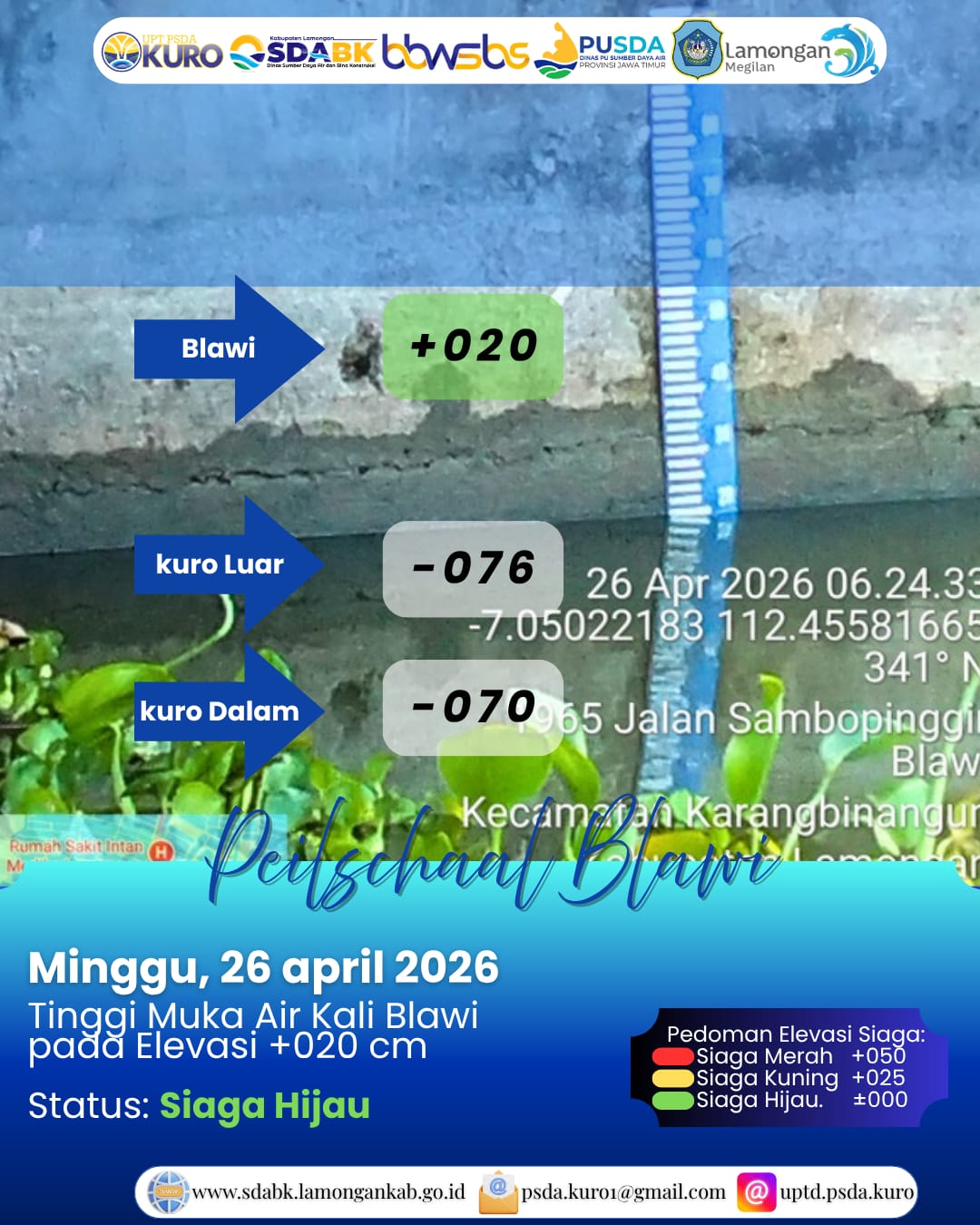 Foto: Peilschaal Blawi