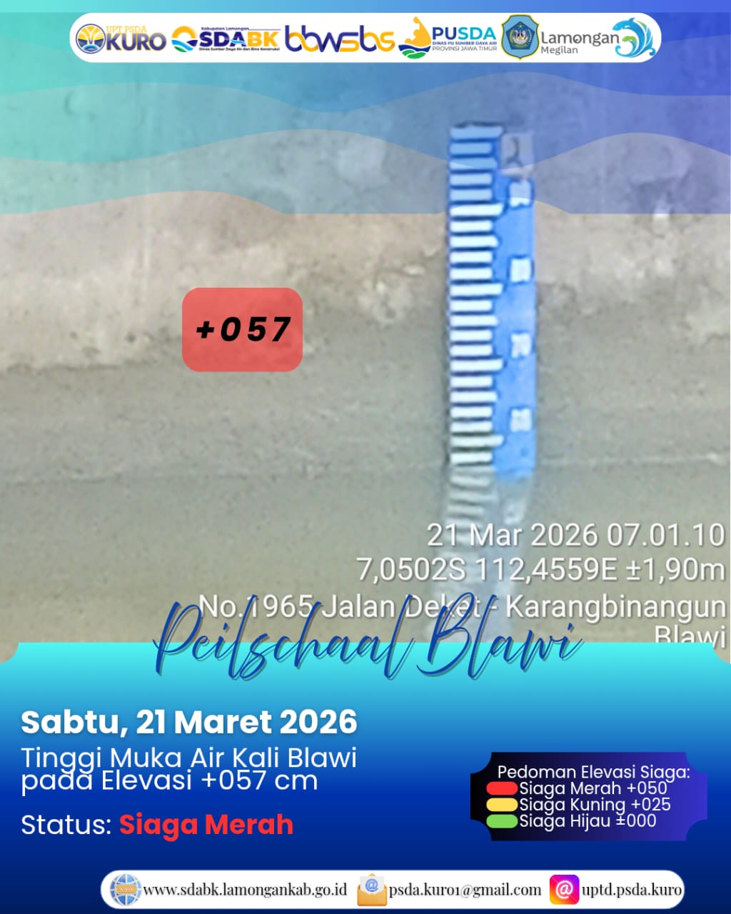 Foto: Peilschaal Blawi