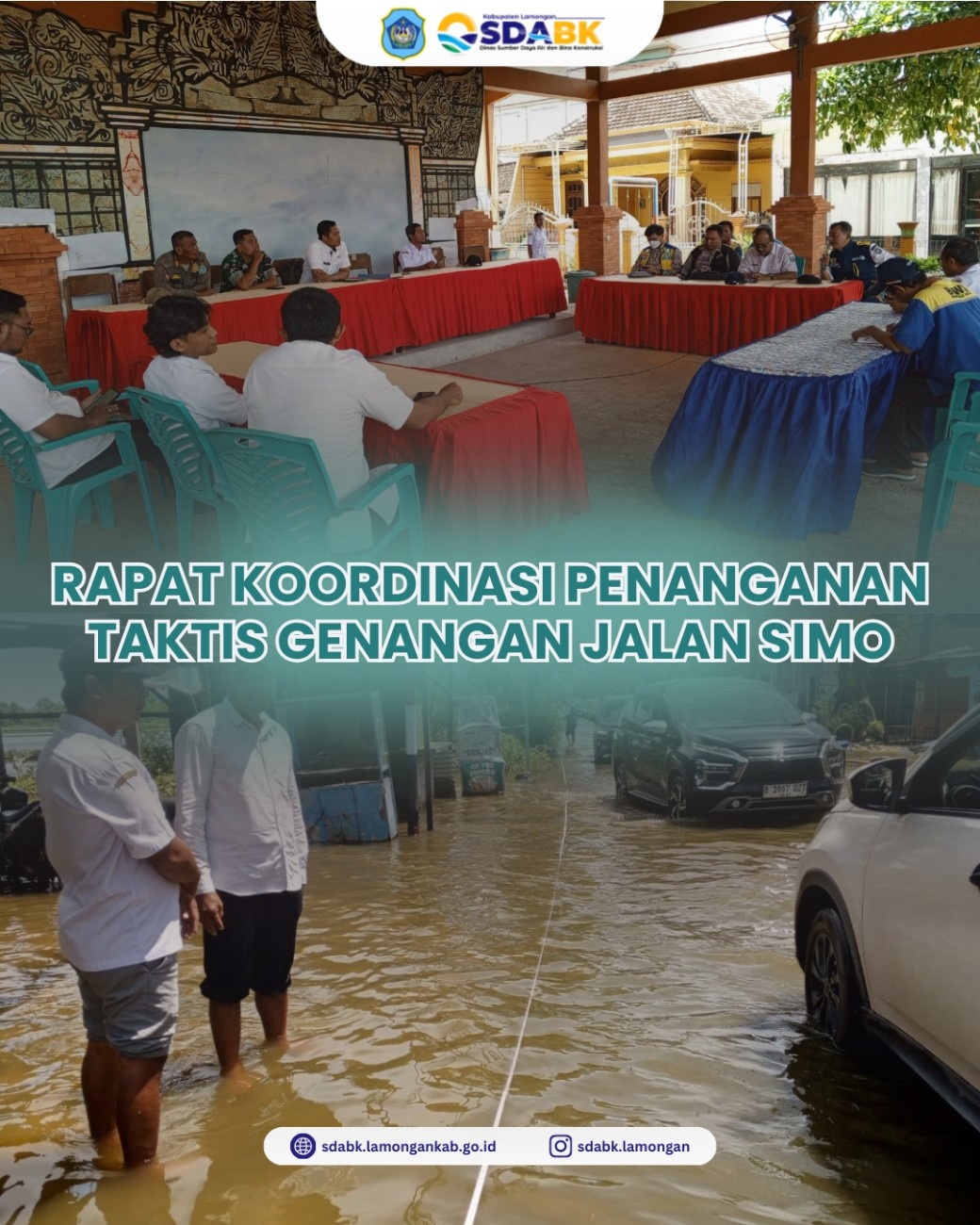 Foto: Rapat Koordinasi Penanganan Taktis Genangan Jalan Simo