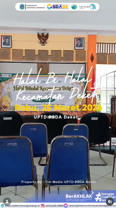 Foto: Partisipasi UPTD PSDA Deket dalam Kegiatan Halal Bihalal Kecamatan Deket