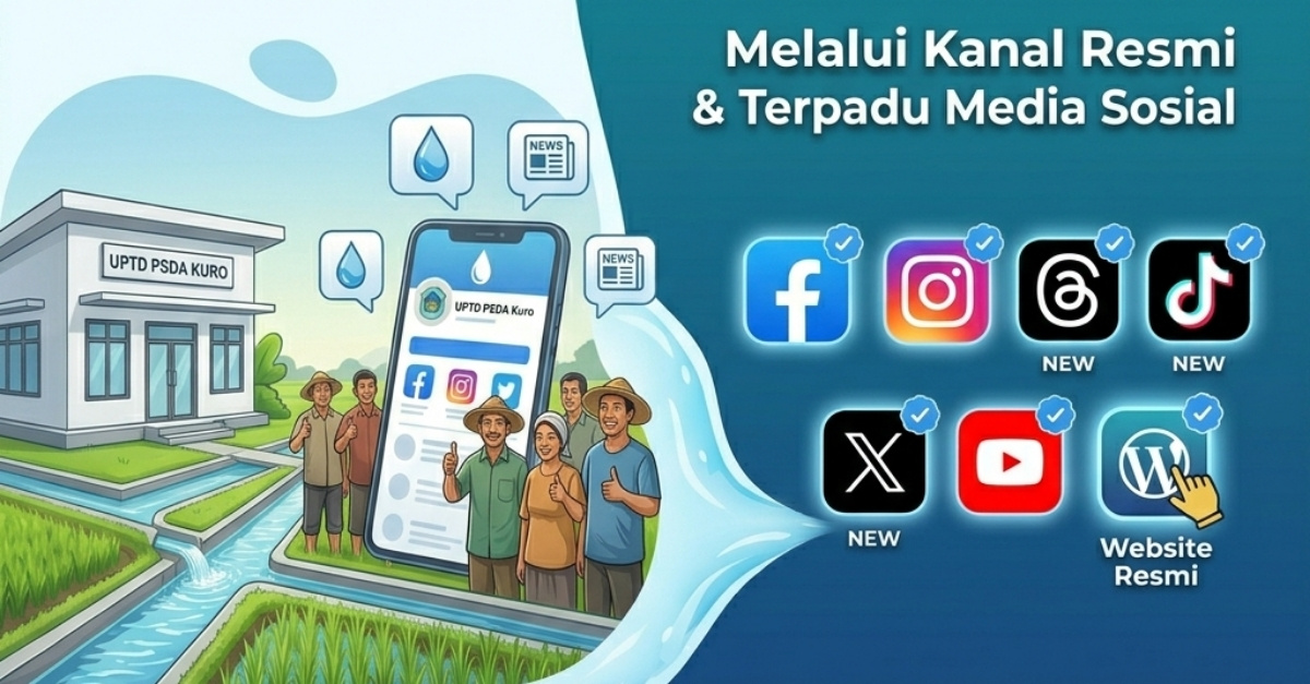 Foto: Optimalisasi Layanan Publik melalui Kanal Media Sosial Resmi UPTD PSDA Kuro