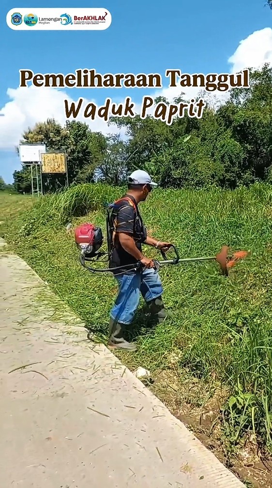 Foto: Pemeliharaan Waduk Paprit