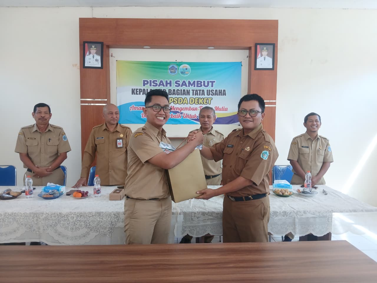 Foto: Pisah Sambut Kepala Subbagian Tata Usaha UPTD PSDA Deket