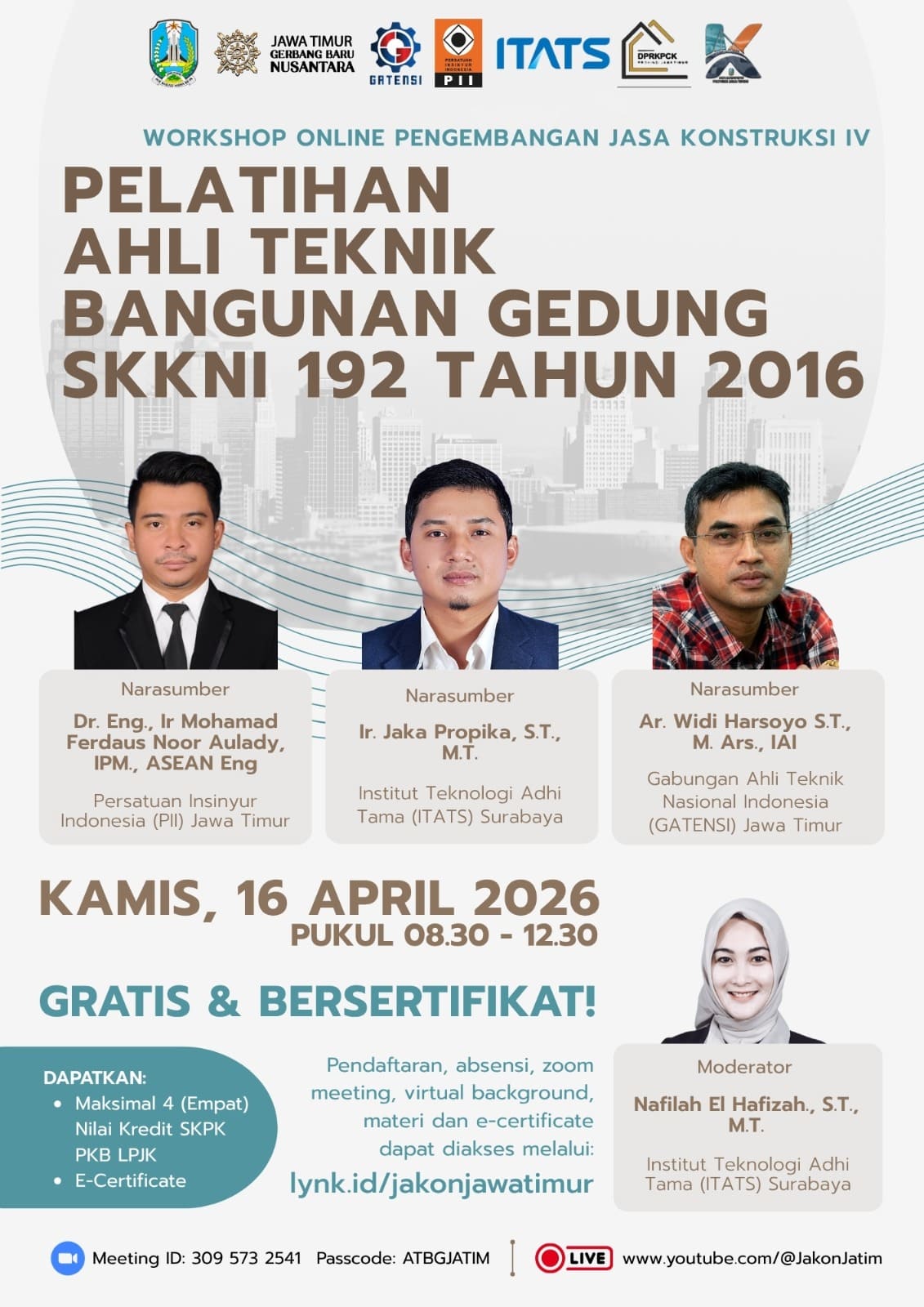 Foto: WORKSHOP ONLINE PENGEMBANGAN JASA KONSTRUKSI IV