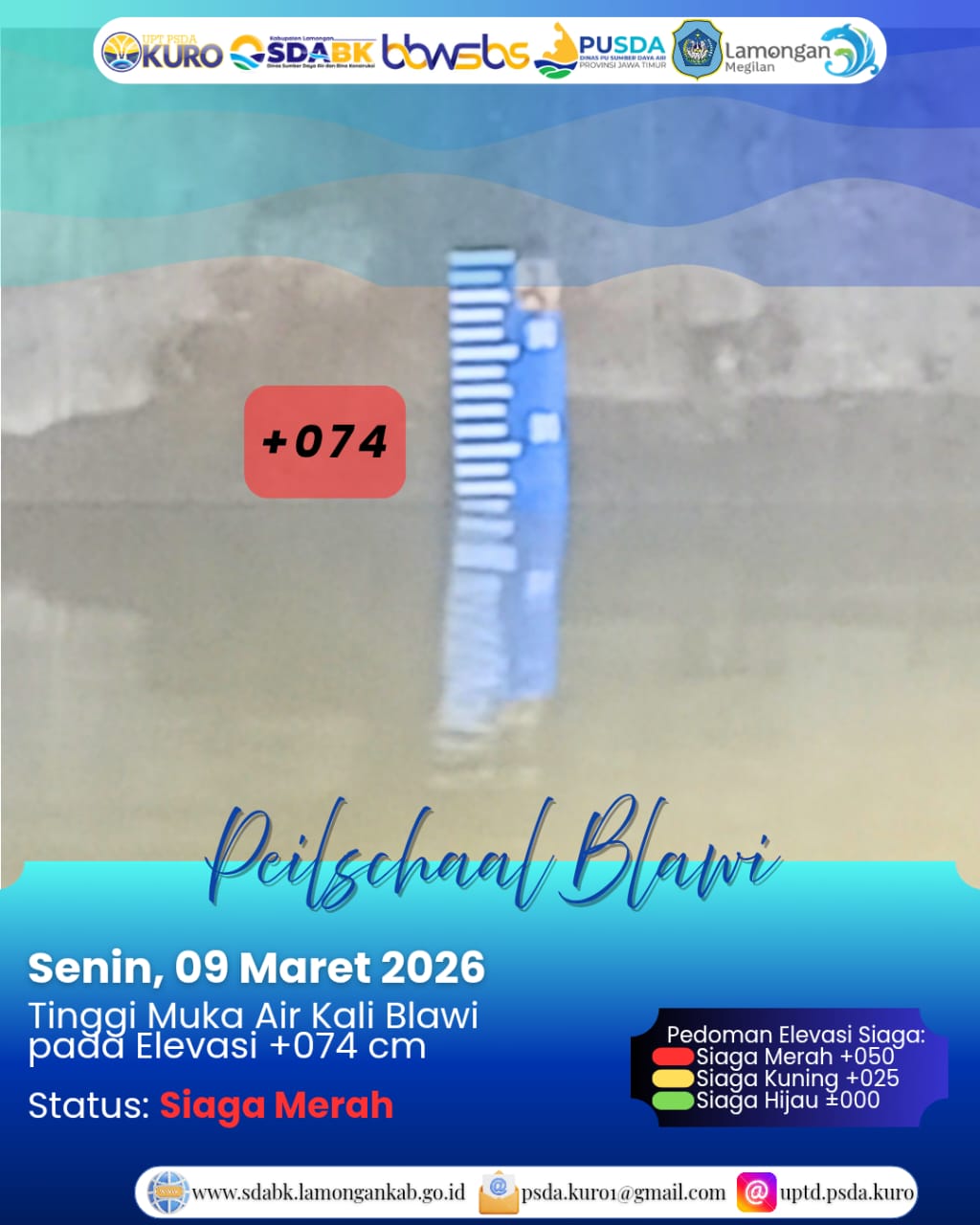 Foto: Peilschaal Blawi