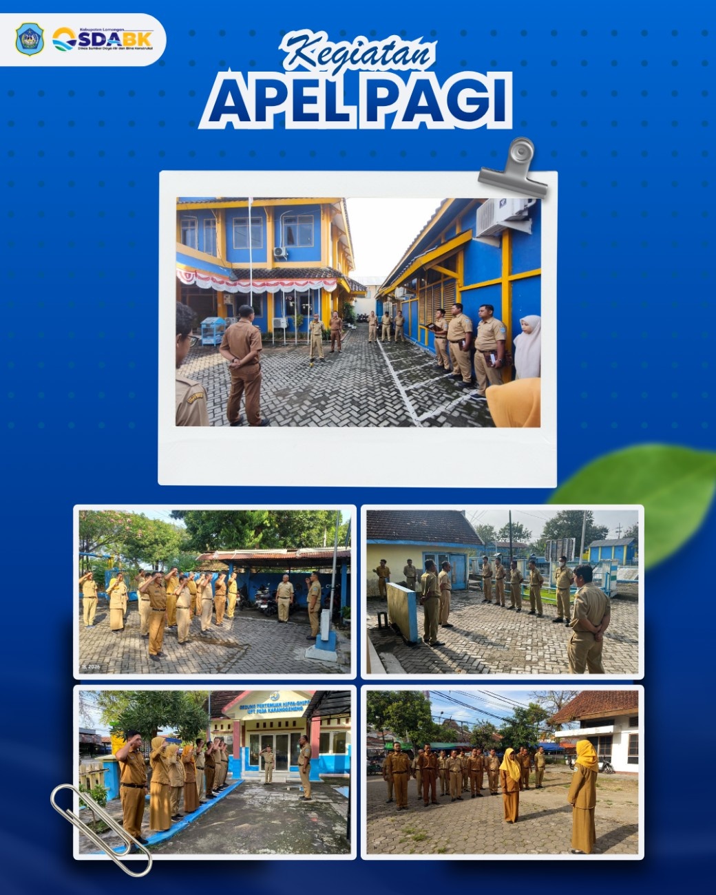Foto: Apel Pagi SDABK Bahas Kesiapan Pelayanan Irigasi Musim Tanam II dan Progres Pengerjaan Fisik Saluran
