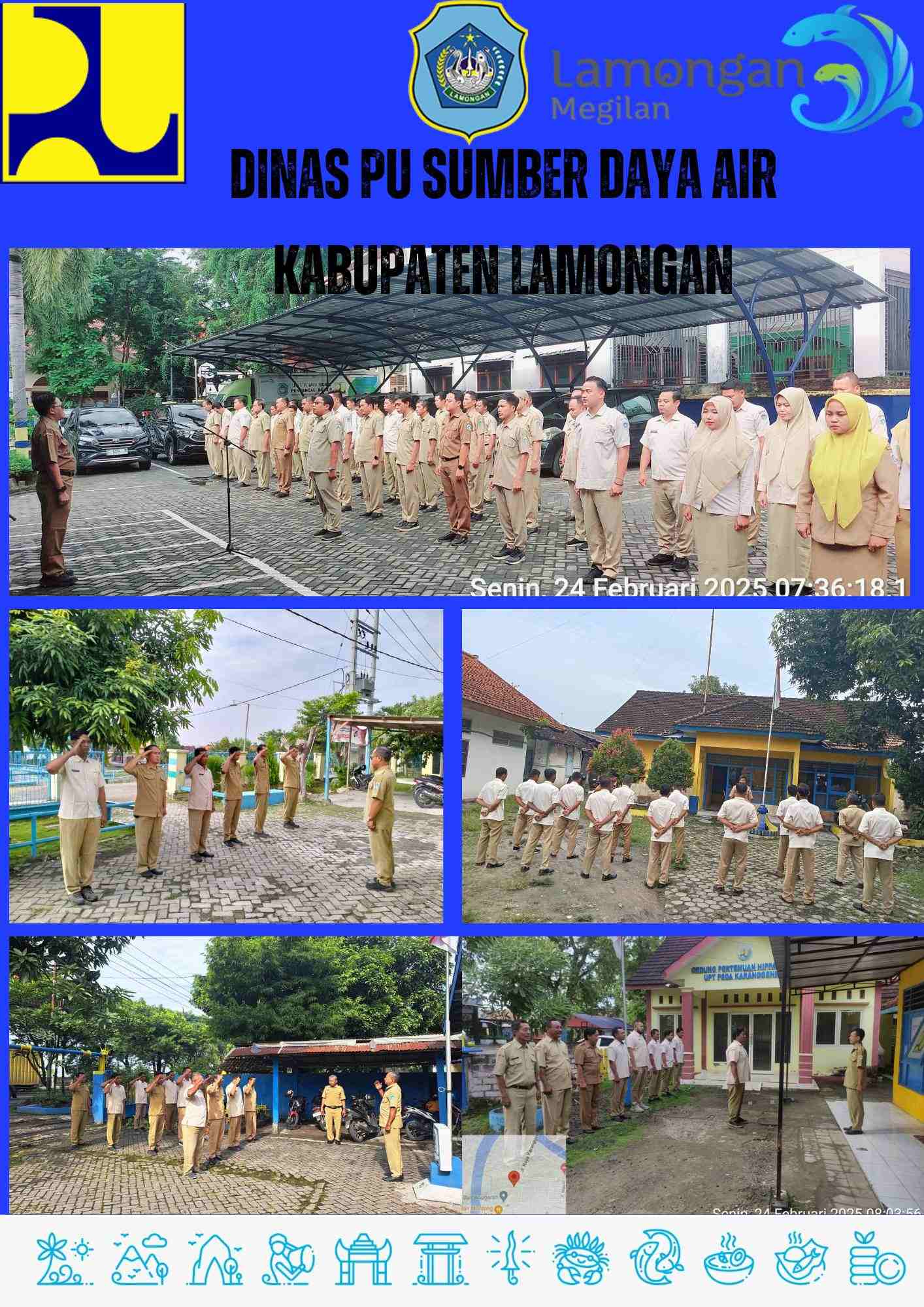 Apel Pagi Dinas Pu SDA Dan UPT PUSDA