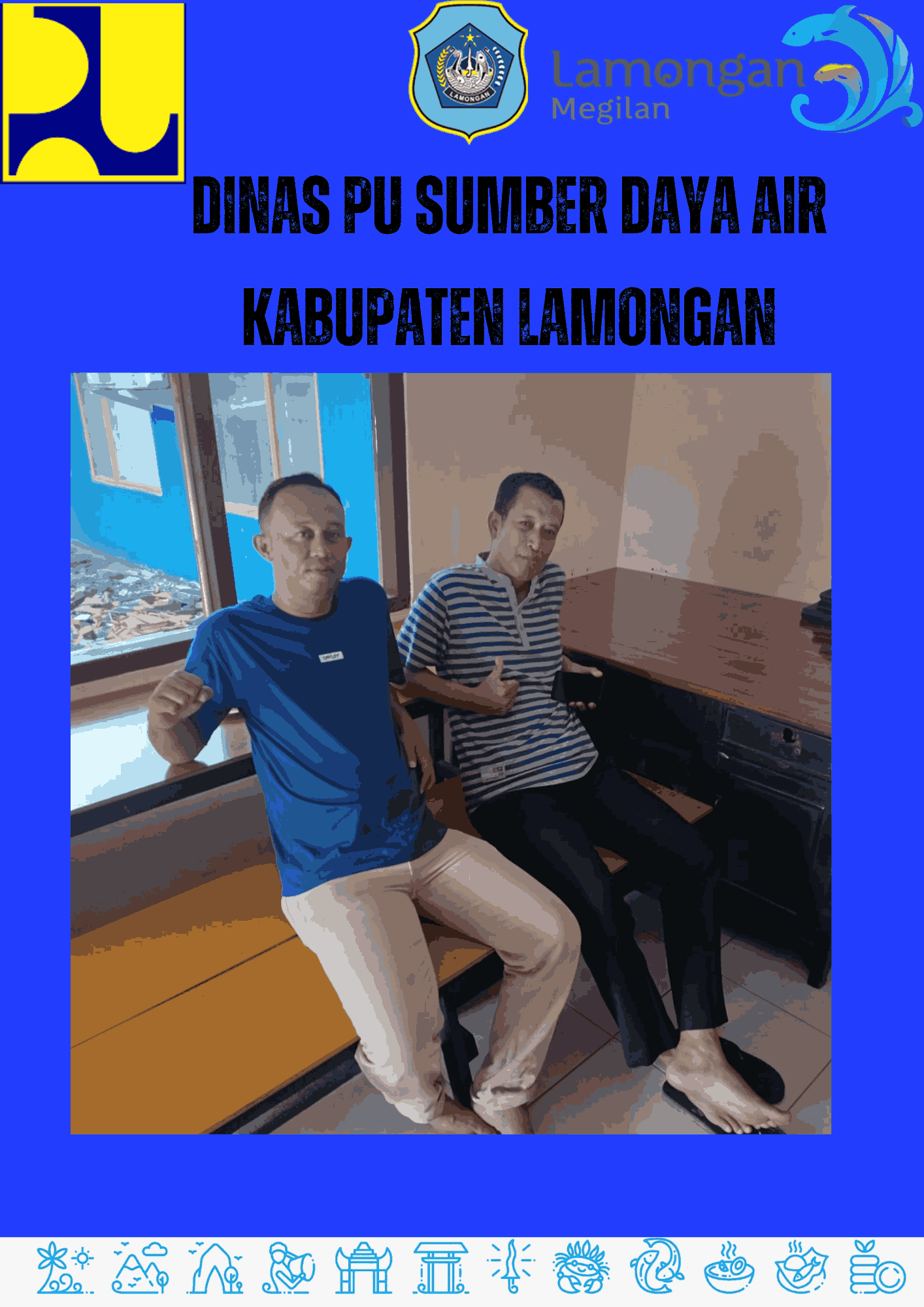 PIKET JAGA REGU C PAGI DI KANTOR DINAS PU SUMBER DAYA AIR PADA HARI LIBUR NASIONAL DAN CUTI BERSAMA HARI RAYA IDUL FITRI 1446 H