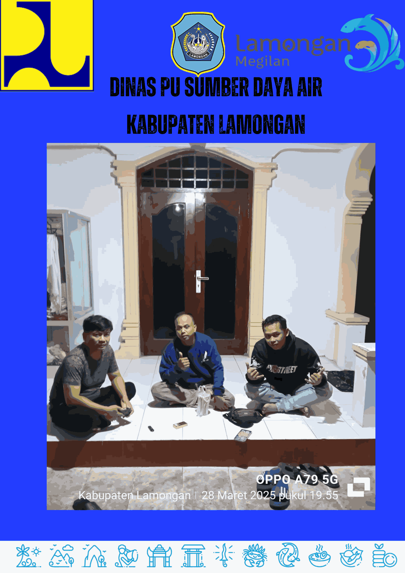 PIKET JAGA REGU C MALAM DI KANTOR DINAS PU SUMBER DAYA AIR PADA HARI LIBUR NASIONAL DAN CUTI BERSAMA HARI RAYA IDUL FITRI 1446 H