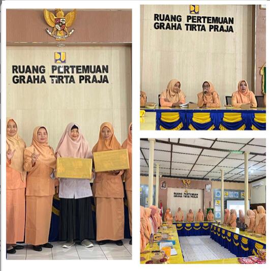 Pertemuan Darma Wanita PU Sumber Daya Air Pada Bulan Februari 2025