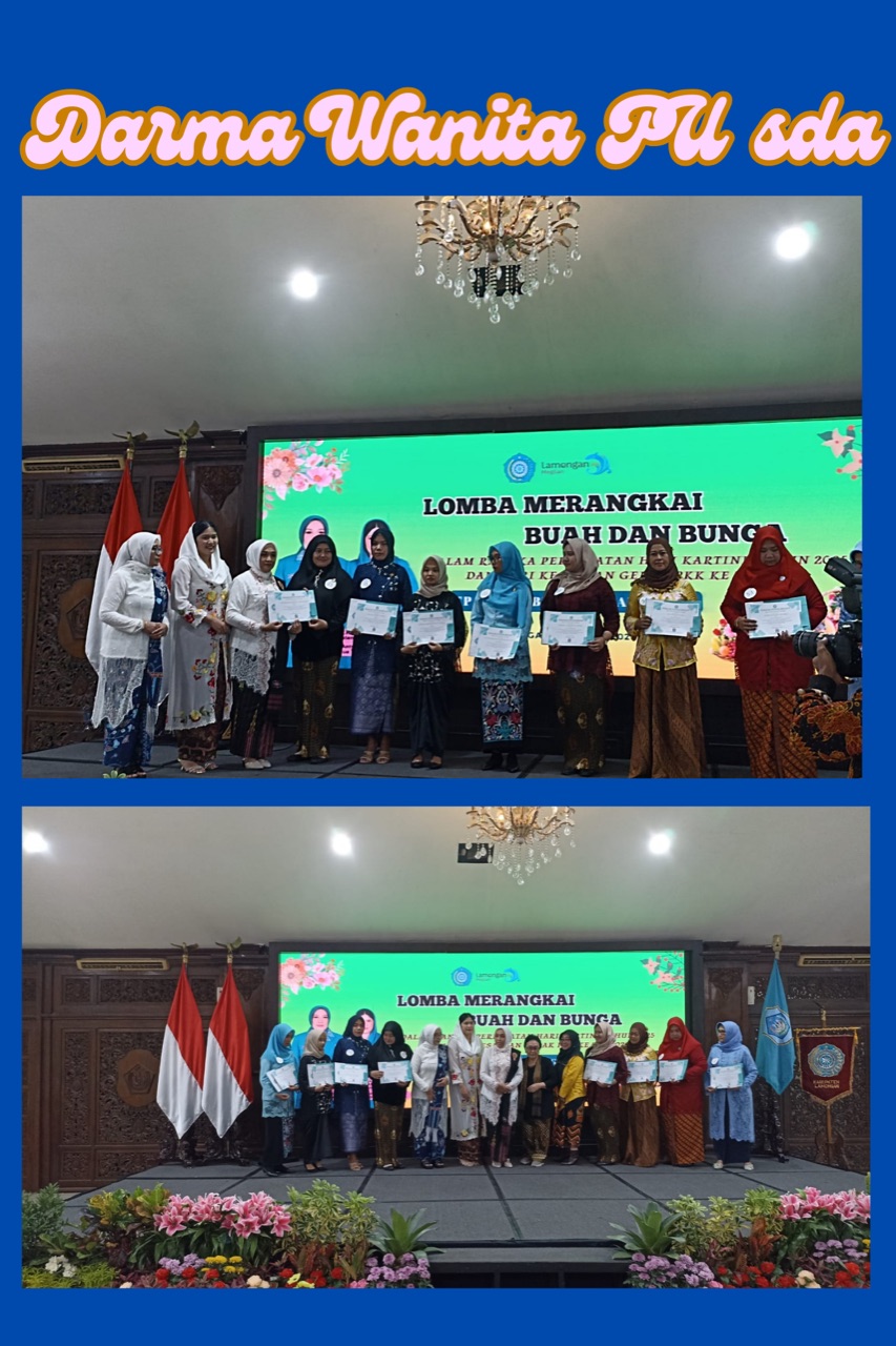 Lomba Merangkai Bunga dan Buah Dharma wanita Pu Sda Mendapatkan Juara 1