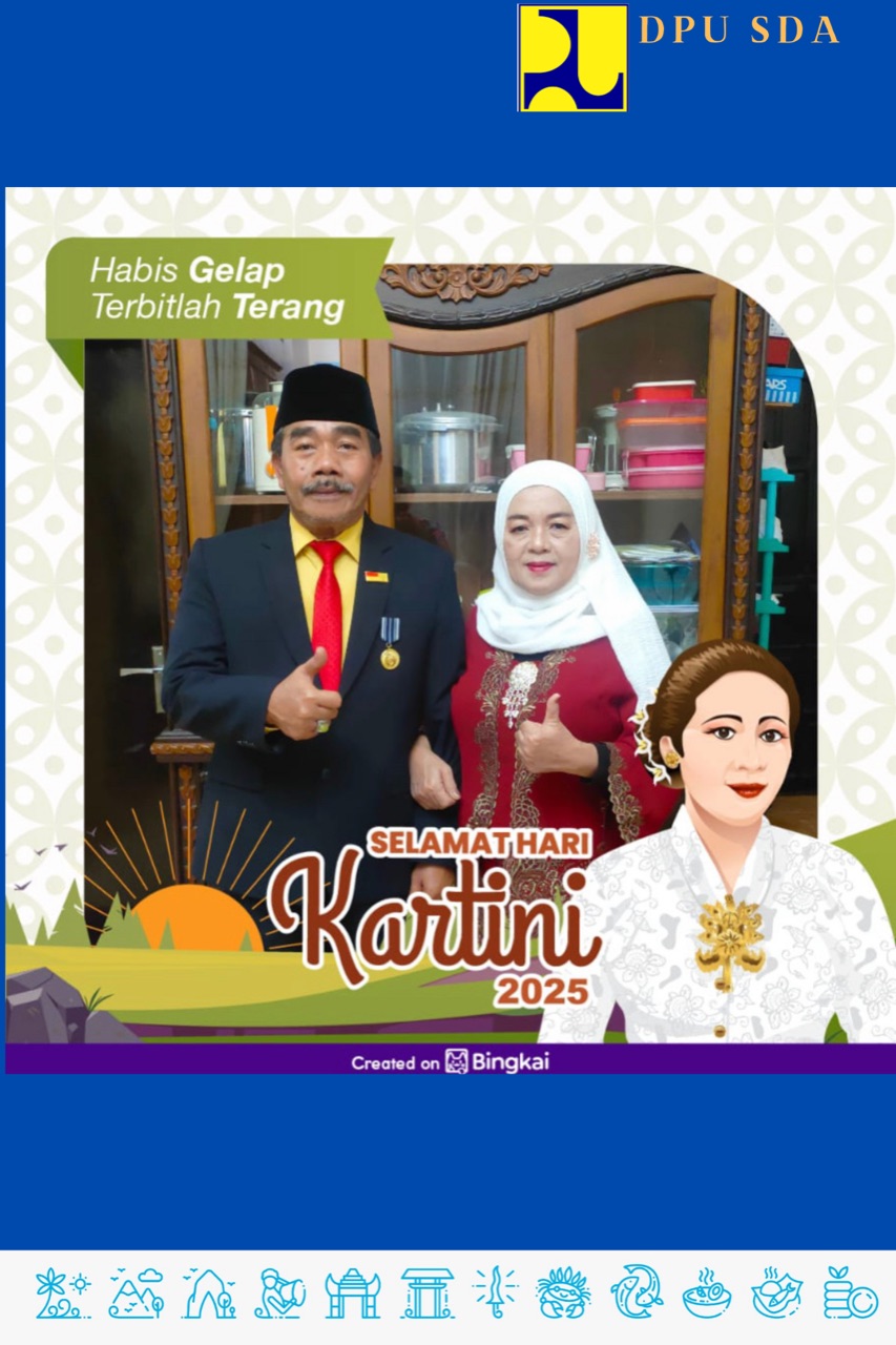 Kepala Dinas PU SDA Bersama Istri Tercinta Mengucapkan Selamat Hari Kartini