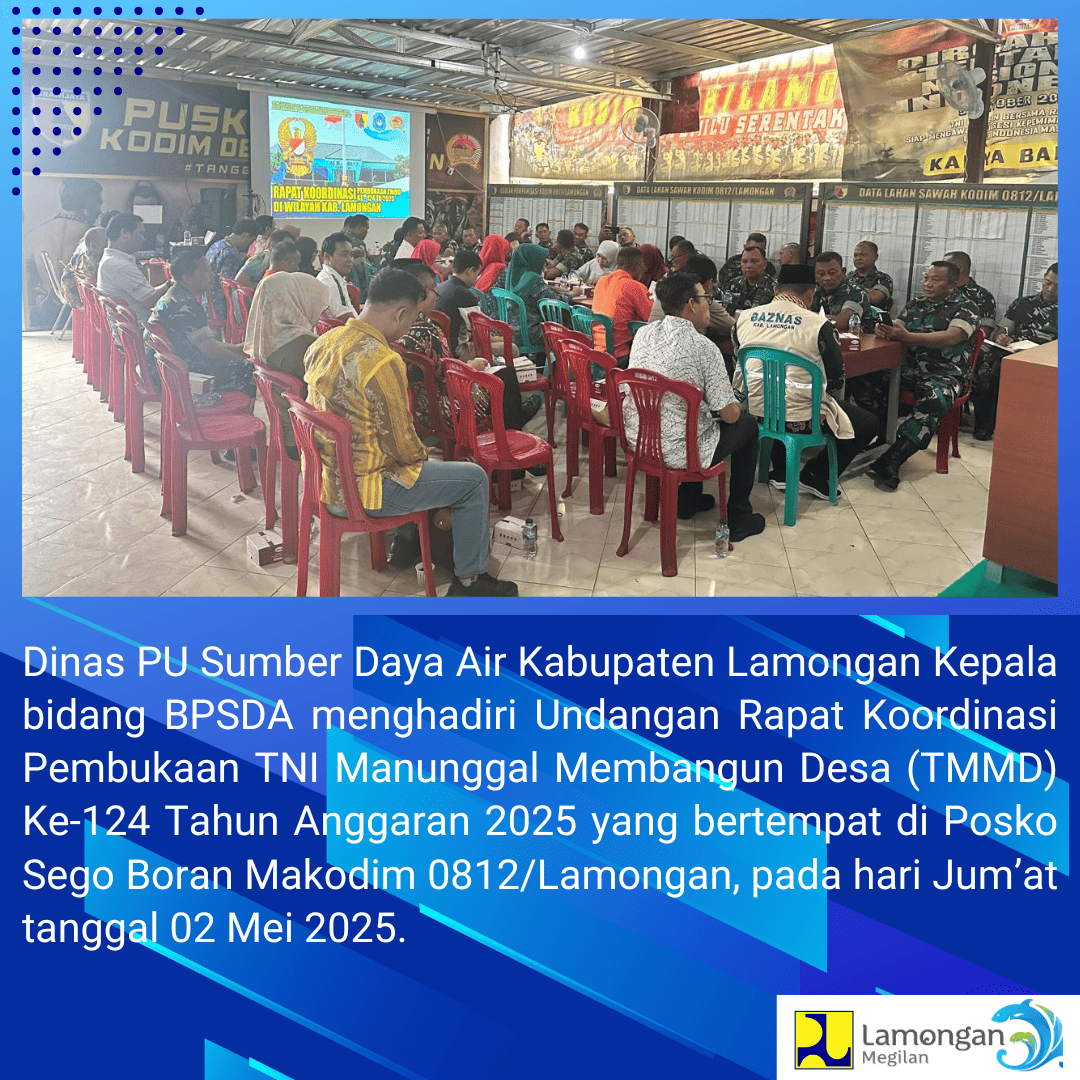 Rapat Koordinasi Pembukaan TNI Manunggal Membangun Desa (TMMD) Ke-124 Tahun Anggaran 2025