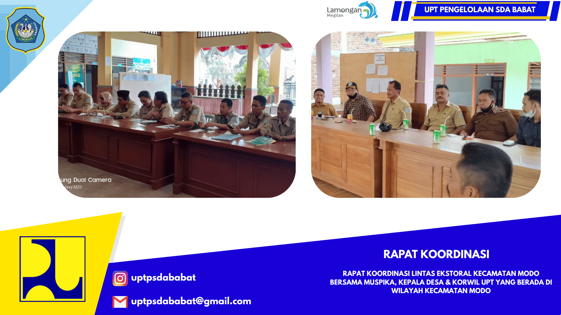 RAPAT KOORDINASI LINTAS SEKTORAL DI KECAMATAN MODO
