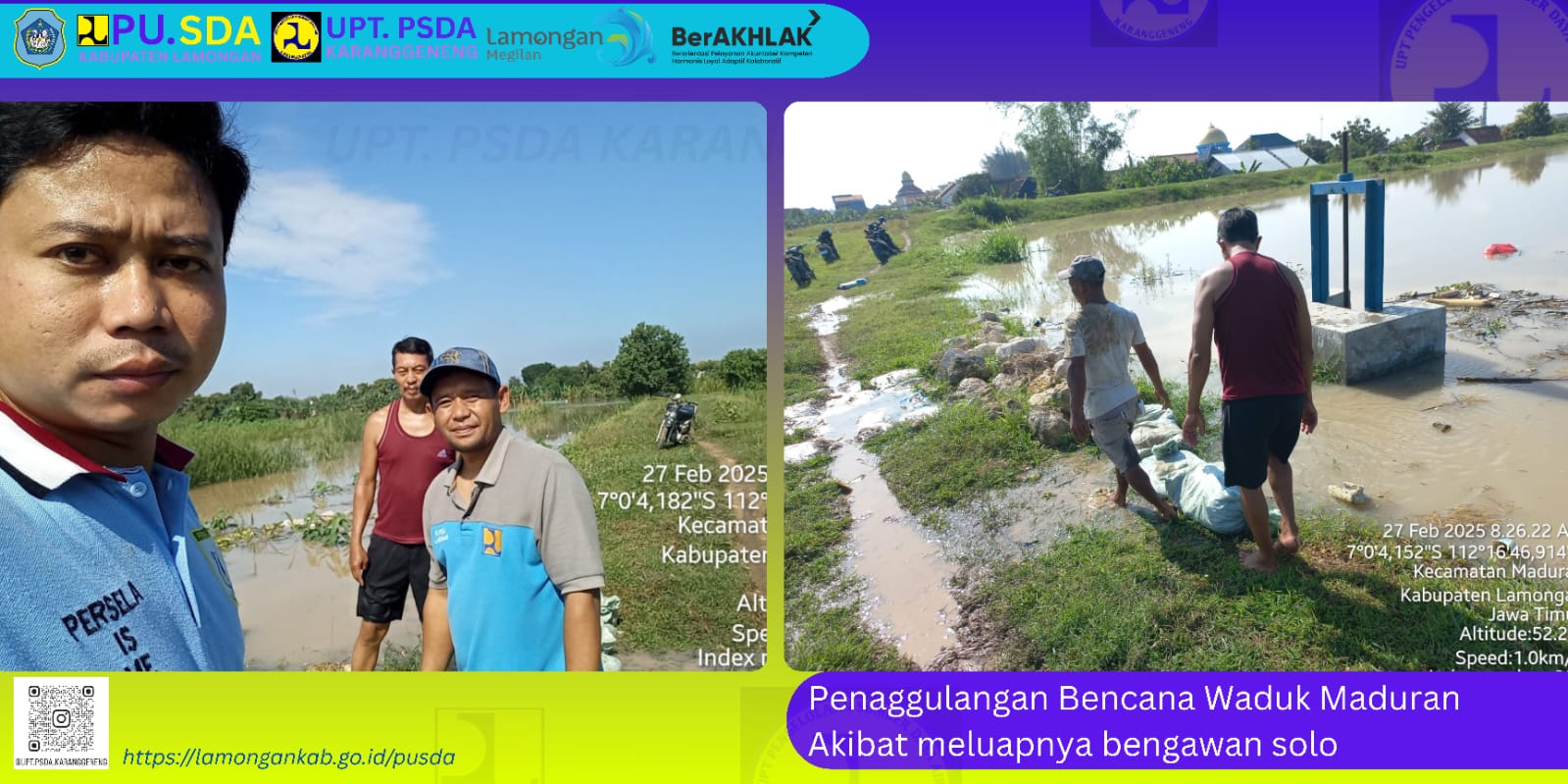 Penaggulangan bencana Waduk Maduran