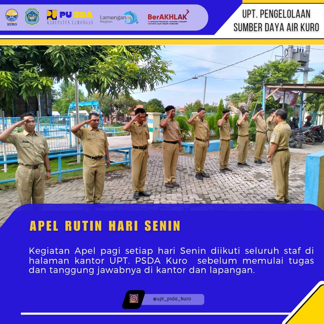 Apel Rutin Hari Senin UPT. PSDA Kuro