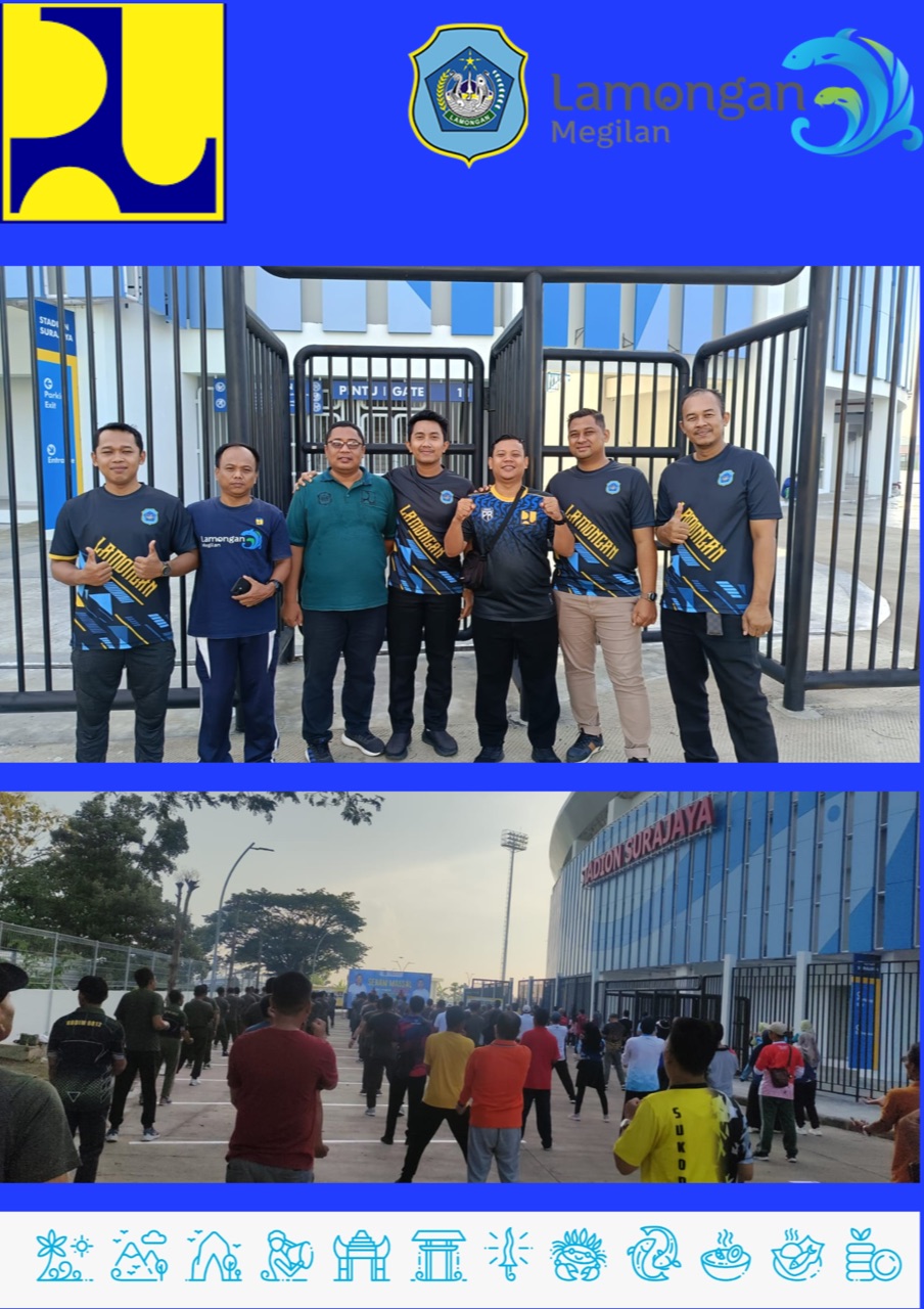 Senam Bersama Di Stadion Surajaya