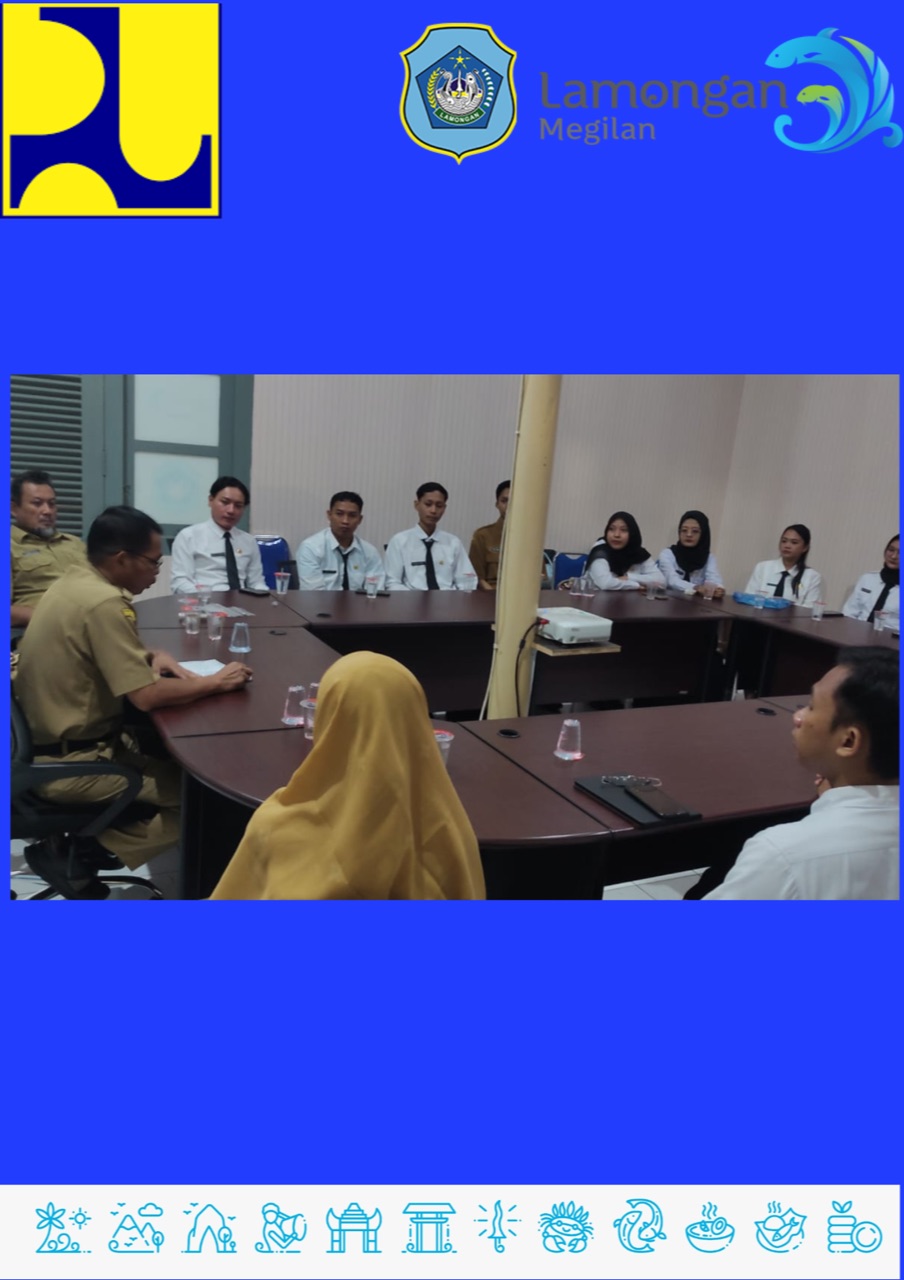 Pengarahan CPNS yg orientasi gelombang 1 di Dinas PU. SDA Kab. Lamongan