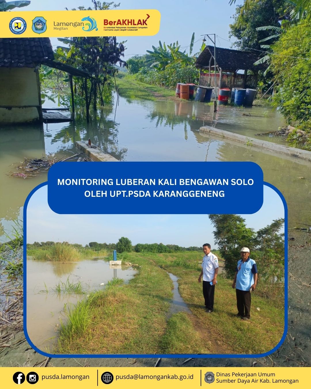 MONITORING LUBERAN KALI BENGAWAN SOLO