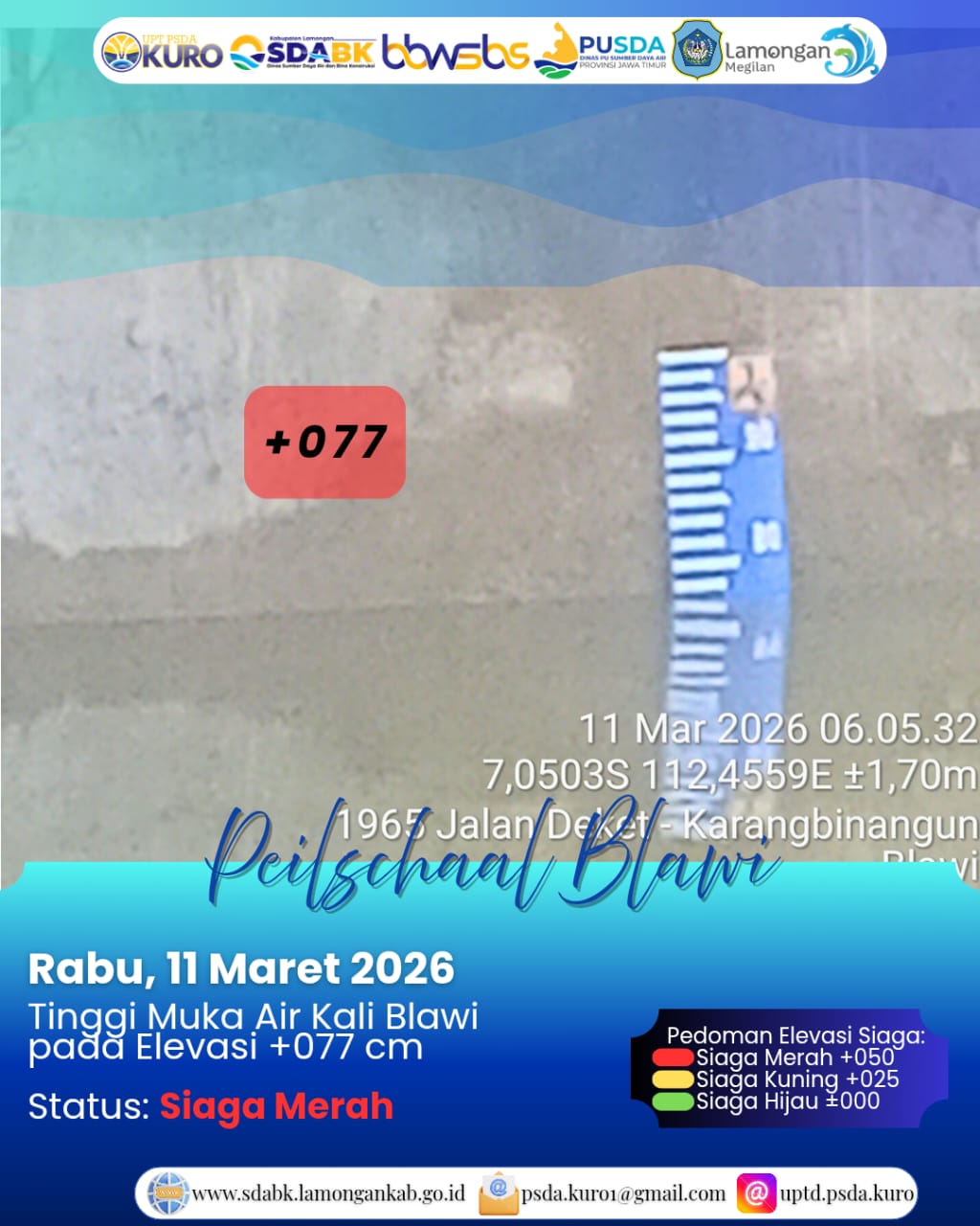 Foto: Peilschaal Blawi