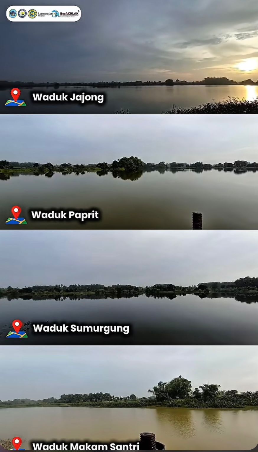 Foto: Kondisi Waduk Wilayah Kerja UPTD PSDA Karanggeneng