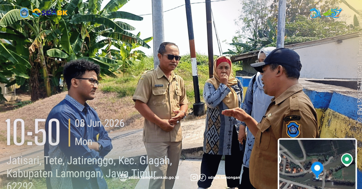 Foto: Kunjungan Studi Lapangan Penelitian Banjir Bengawan Jero oleh Gabungan Civitas Akademika di UPTD PSDA Kuro