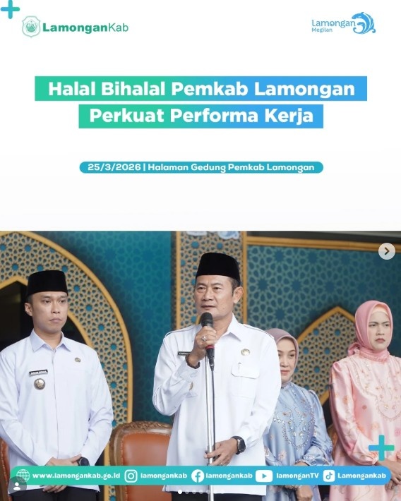 Foto: Halal Bihalal Pemkab Lamongan: Momentum Pererat Kebersamaan dan Tingkatkan Performa Kerja