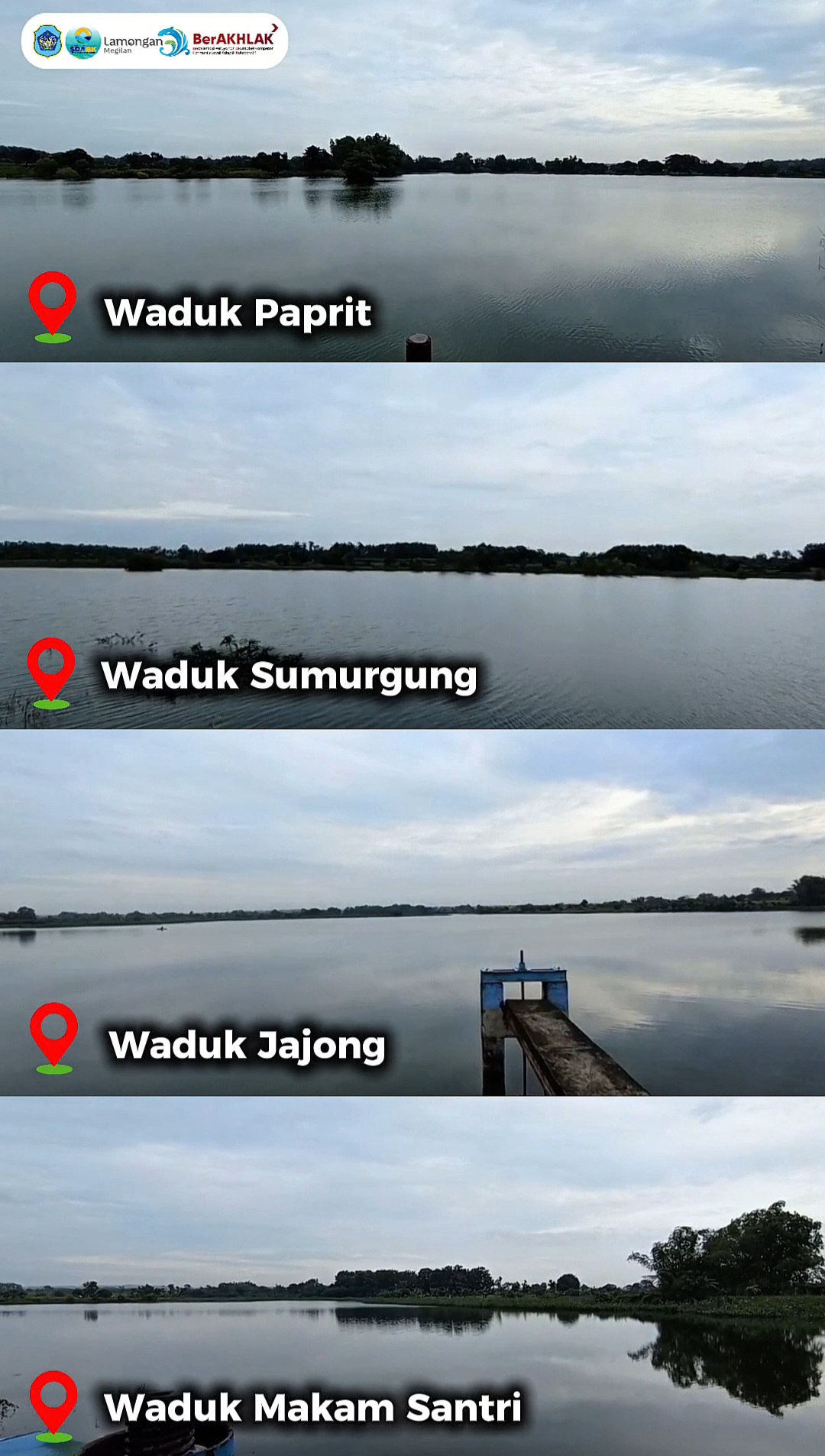 Foto: Kondisi Waduk Wilayah Kerja UPTD PSDA Karanggeneng