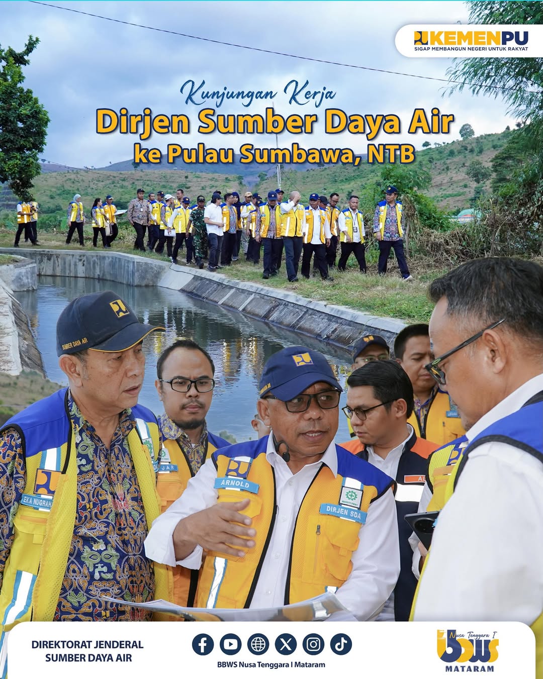 Foto: Kunjungan Kerja Dirjen Sumber Daya Air ke Pulau Sumbawa