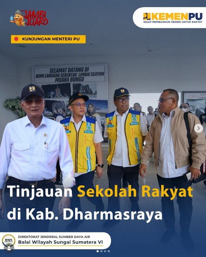 Foto: Pembangunan Sekolah Rakyat di Kabupaten Dharmasraya, Provinsi Sumatera Barat