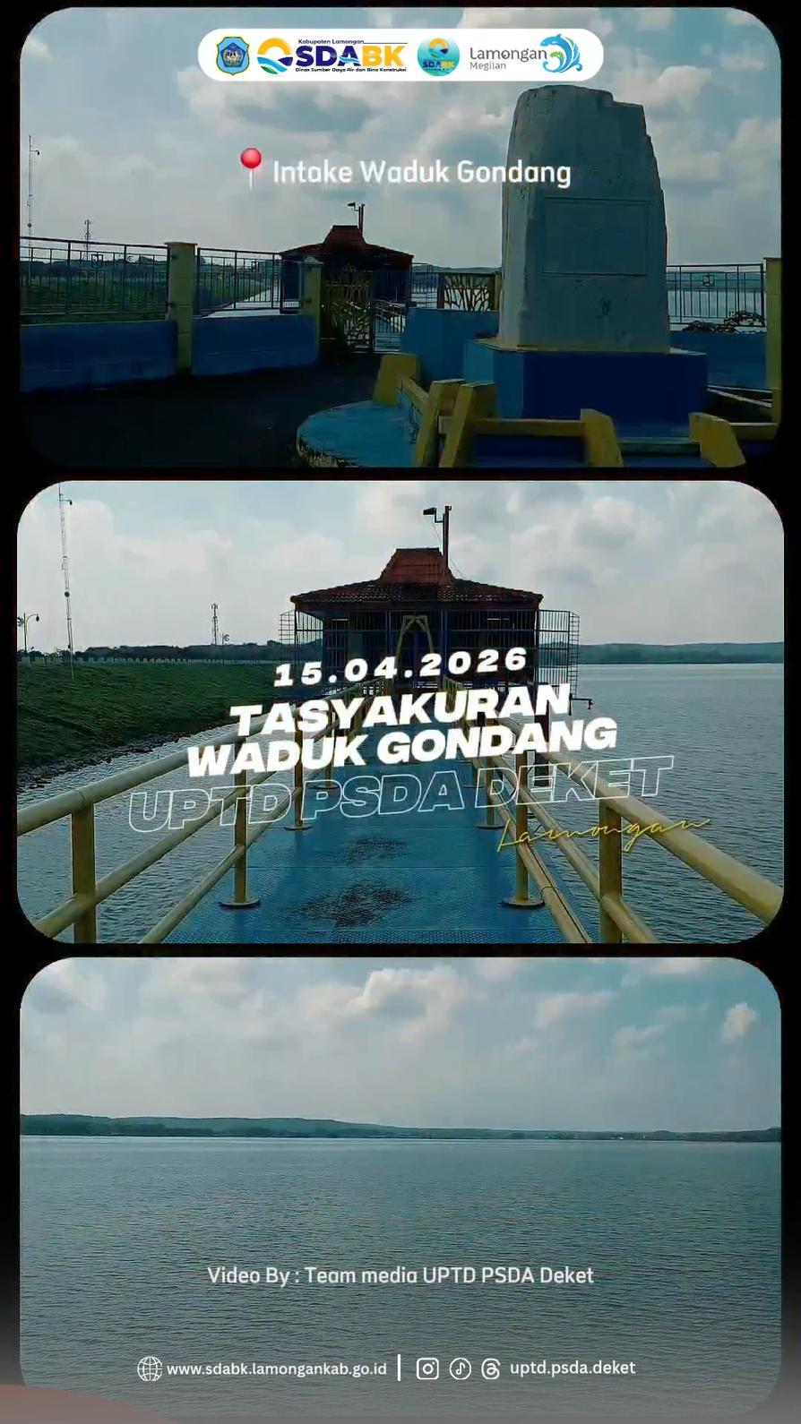 Foto: Kegiatan Tasyakuran Waduk Gondang