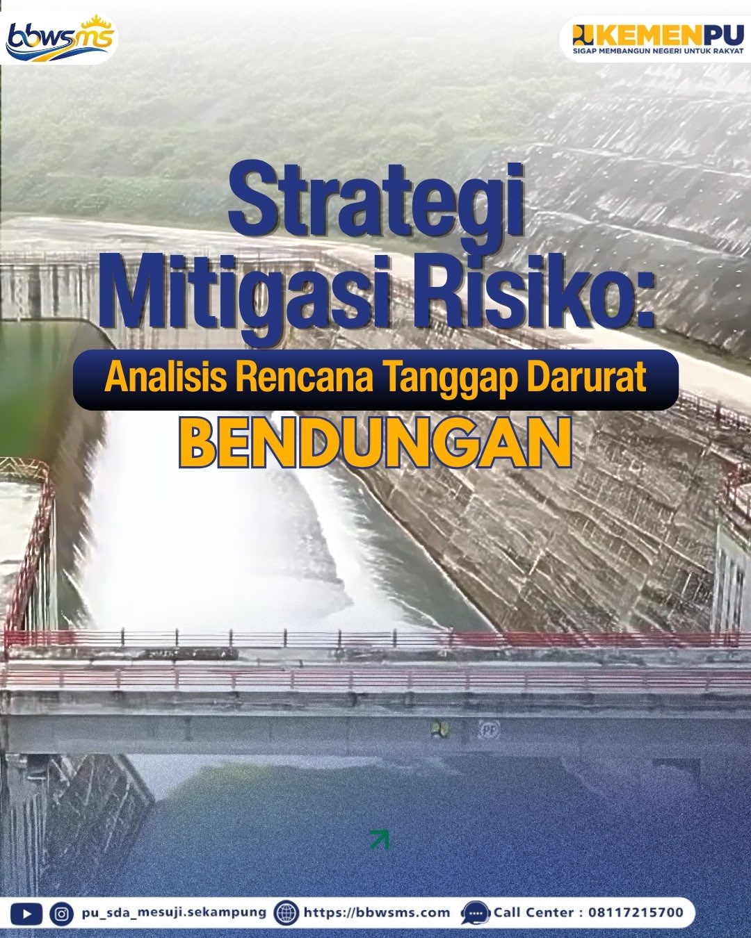 Foto: Strategi Mitigasi Risiko : Analisis Rencana Tanggap Darurat Bendungan