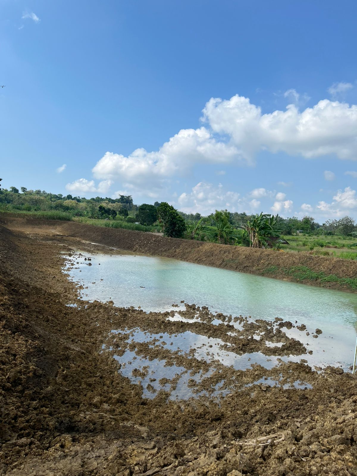 Foto: Kawal Progres Infrastruktur Air, SDABK Lamongan Monitoring Pembangunan Embung Desa Dadapan