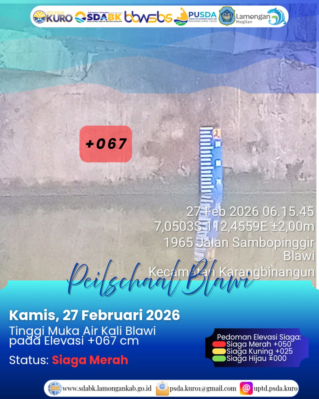 Foto: Peilschaal Blawi