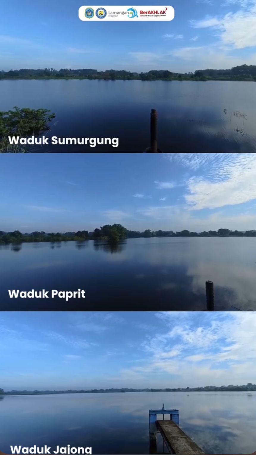 Foto: Kondisi waduk wilayah kerja UPT PSDA Karanggeneng