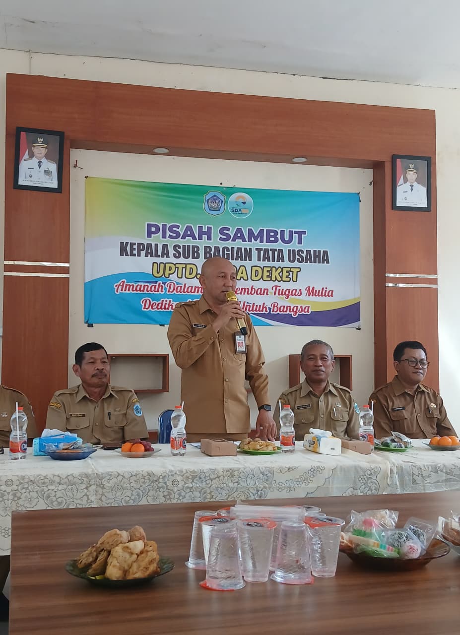 Foto: Pisah Sambut Kepala Subbagian Tata Usaha UPTD PSDA Deket